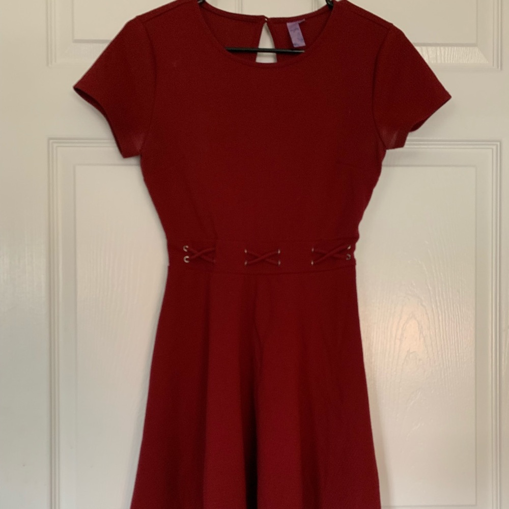 Red A Line Dress